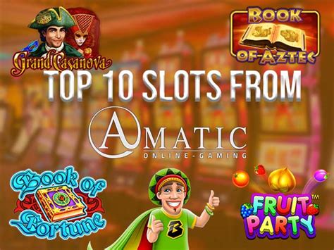 amatic slots rtp|Amatic Casinos and Slots list (Best RTP + Free Play) .